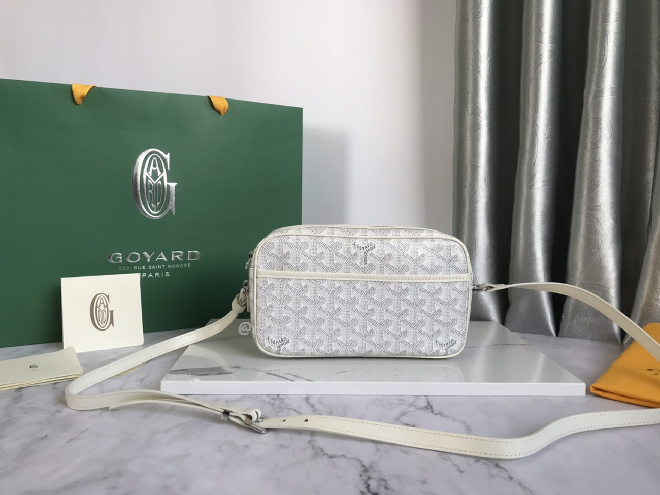 Goyard Cap Vert Camera Bag 13 Cm X 6.5 Cm X 22 Cm (31) - newkick.vip